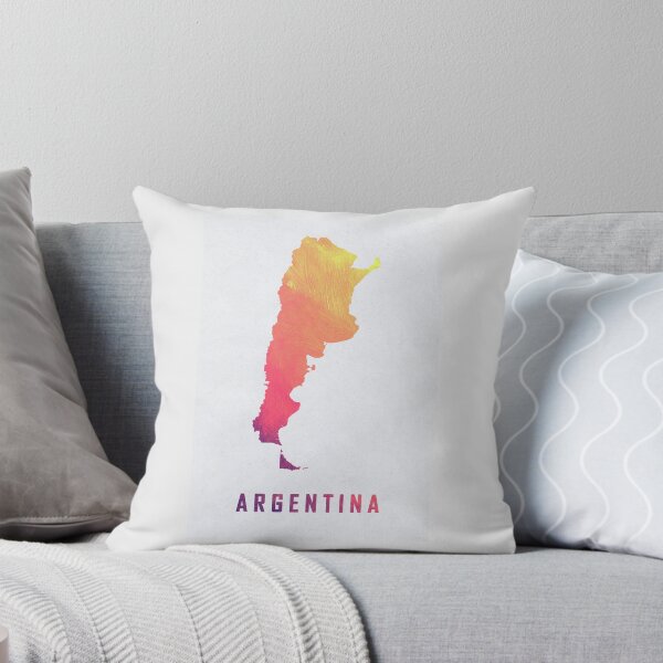 Item preview, Colorful Artistic Map Of Argentina With Gradient Hues In Abstract Style designed and sold by Jerhus.