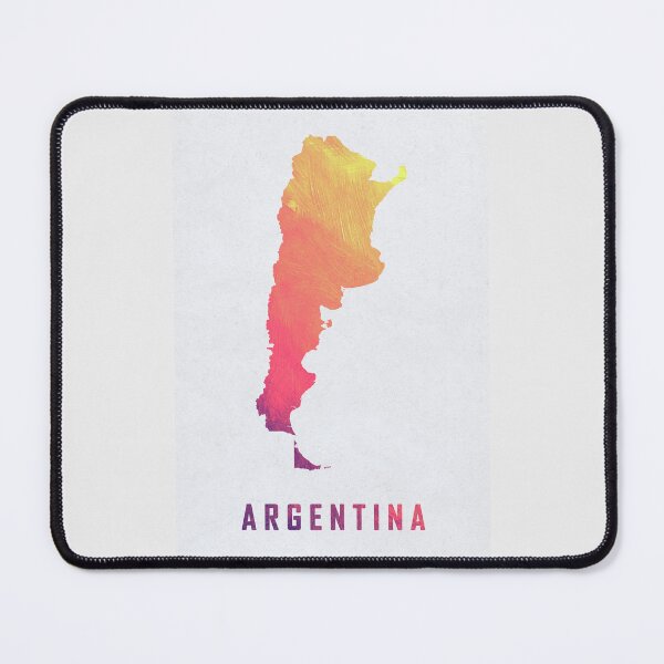 Item preview, Colorful Artistic Map Of Argentina With Gradient Hues In Abstract Style designed and sold by Jerhus.