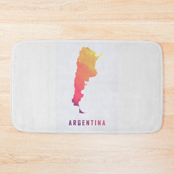 Item preview, Colorful Artistic Map Of Argentina With Gradient Hues In Abstract Style designed and sold by Jerhus.