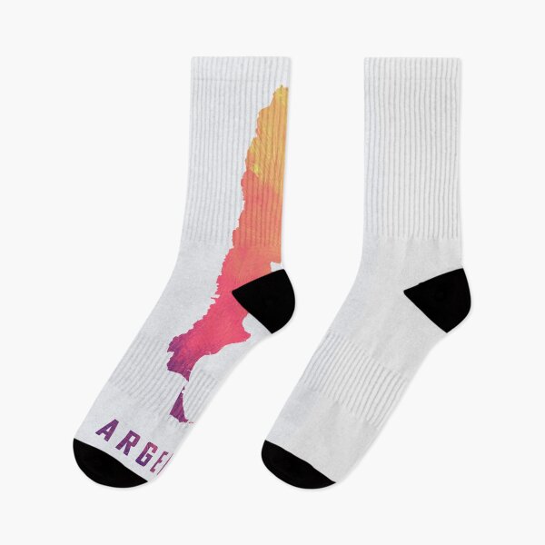 Item preview, Colorful Artistic Map Of Argentina With Gradient Hues In Abstract Style designed and sold by Jerhus.