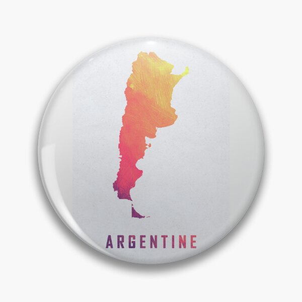 Item preview, Colorful Artistic Map Of Argentina With Gradient Hues In Abstract Style designed and sold by Jerhus.