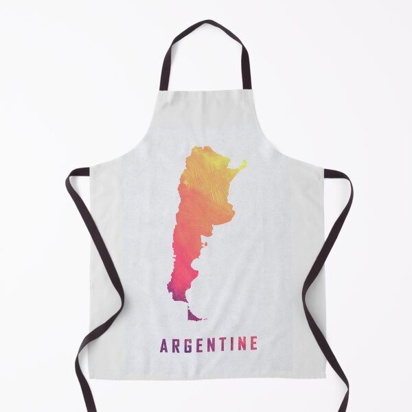 Item preview, Colorful Artistic Map Of Argentina With Gradient Hues In Abstract Style designed and sold by Jerhus.
