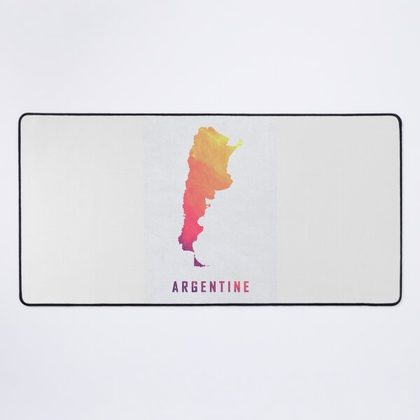 Item preview, Colorful Artistic Map Of Argentina With Gradient Hues In Abstract Style designed and sold by Jerhus.