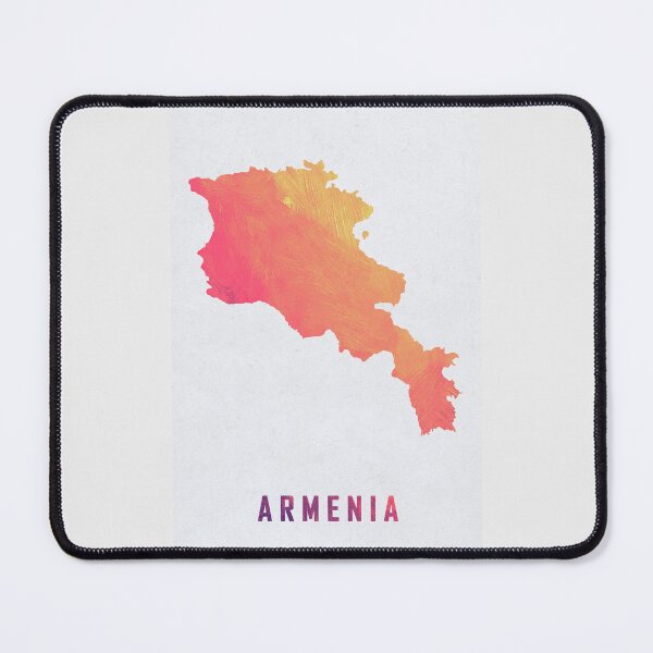 Item preview, Colorful Artistic Map Of Armenia With Gradient Hues In Abstract Style designed and sold by Jerhus.