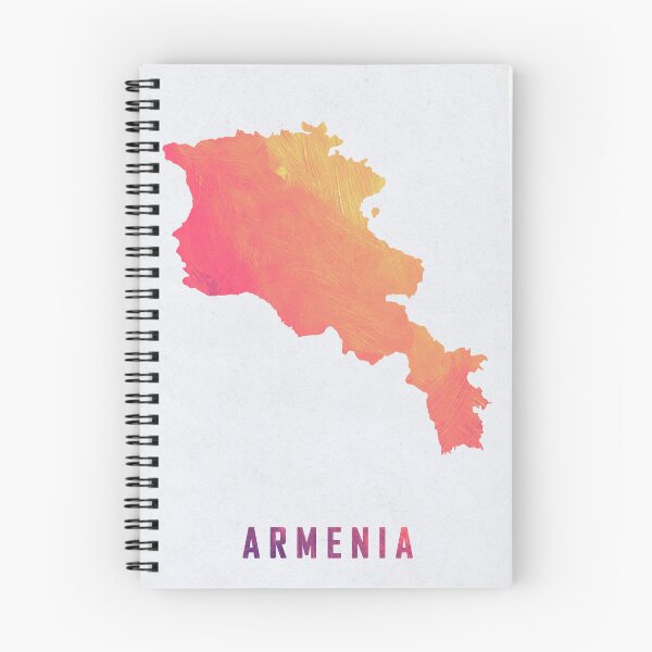 Item preview, Colorful Artistic Map Of Armenia With Gradient Hues In Abstract Style designed and sold by Jerhus.