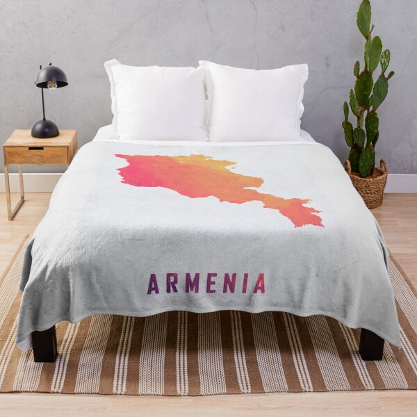 Item preview, Colorful Artistic Map Of Armenia With Gradient Hues In Abstract Style designed and sold by Jerhus.
