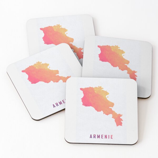 Item preview, Colorful Artistic Map Of Armenia With Gradient Hues In Abstract Style designed and sold by Jerhus.
