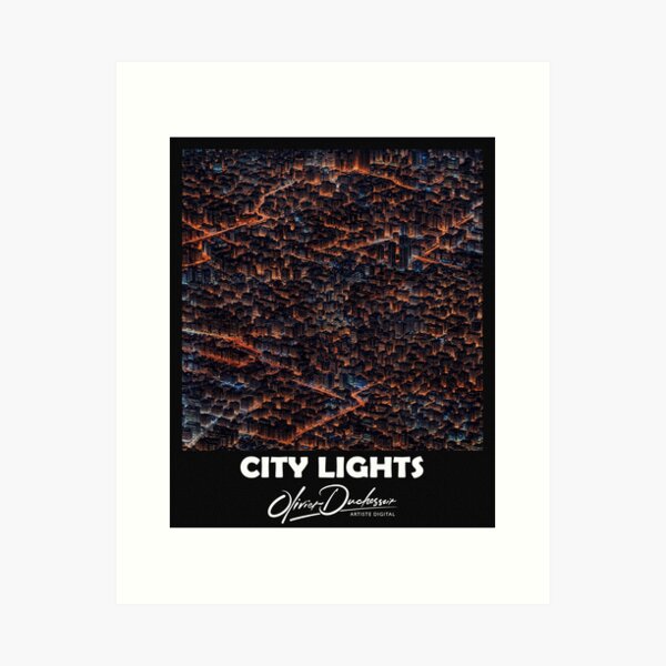 Aperçu de l'œuvre City lights 12 créée et vendue par olivier duchossoir.