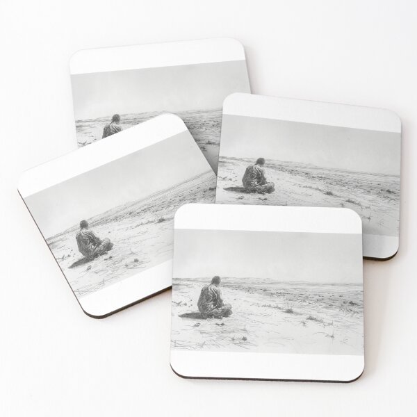 Item preview, Person sitting alone in barren land designed and sold by palmyst.