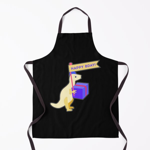 Item preview, Cheerful Kangaroo Holding Happy Birthday Sign and Gift illustration designed and sold by Luxuriously.