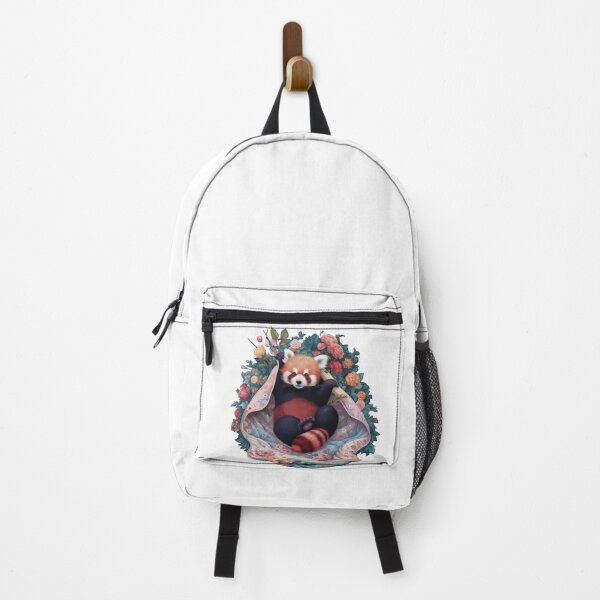 Item preview, Cozy Red Panda with Floral Accents designed and sold by TheCreativeA.