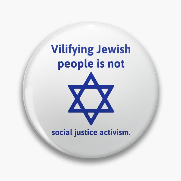 Item preview, Vilifying Jewish people is not social justice activism  designed and sold by Rachel the Artist .