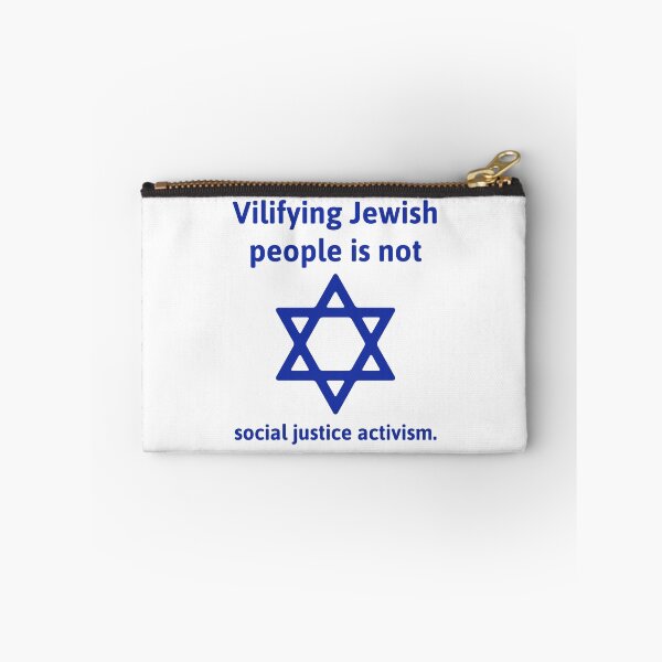 Item preview, Vilifying Jewish people is not social justice activism  designed and sold by Rachel the Artist .