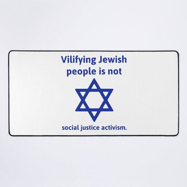 Item preview, Vilifying Jewish people is not social justice activism  designed and sold by Rachel the Artist .
