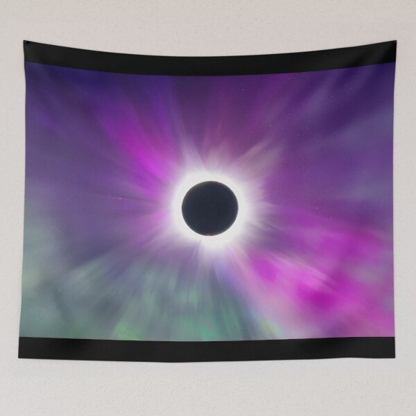 Item preview, Total solar eclipse and Northern Lights composite designed and sold by James Cumming.