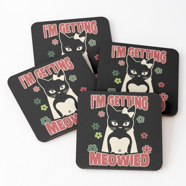 Item preview,  I'm Getting Meowied designed and sold by KaiLabsArt.