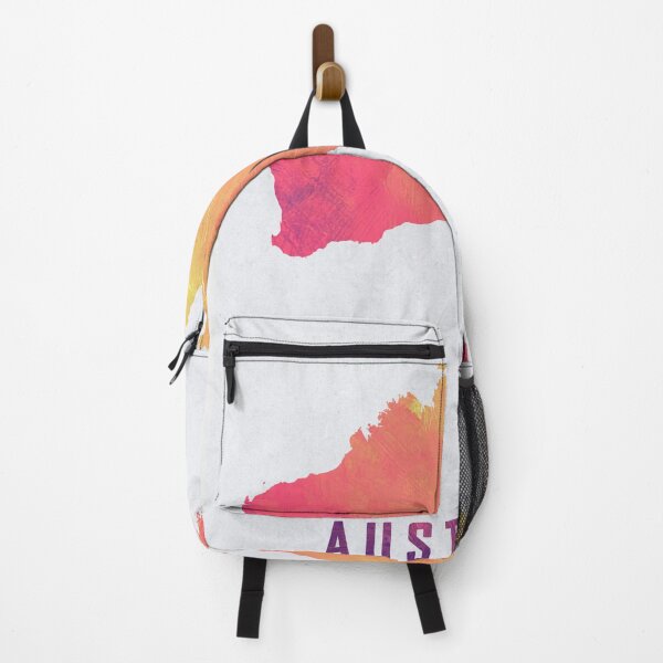 Item preview, Colorful Artistic Map Of Australia With Gradient Hues In Abstract Style designed and sold by Jerhus.