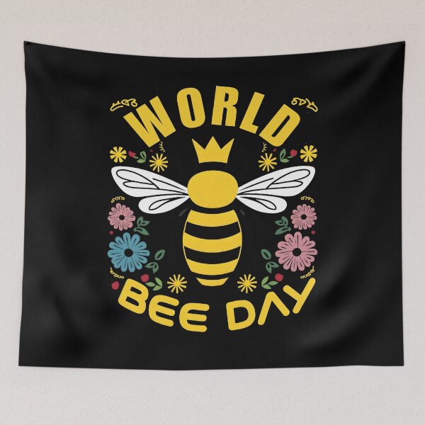 Item preview, World Bee Day, Celebrating the Tiny Heroes of Our Environment designed and sold by JustCrafted.