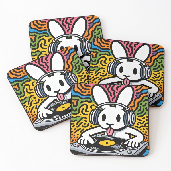 Item preview, Conejo Blanco Deejay designed and sold by vaninochu.