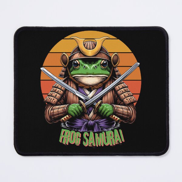 Item preview, Frog Samurai Green Warrior designed and sold by DarekShop.