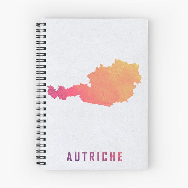 Item preview, Colorful Artistic Map Of Austria With Gradient Hues In Abstract Style designed and sold by Jerhus.