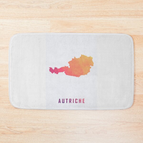 Item preview, Colorful Artistic Map Of Austria With Gradient Hues In Abstract Style designed and sold by Jerhus.