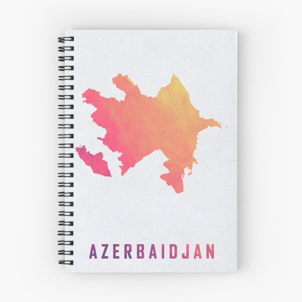 Item preview, Colorful Artistic Map Of Azerbaijan With Gradient Hues In Abstract Style designed and sold by Jerhus.