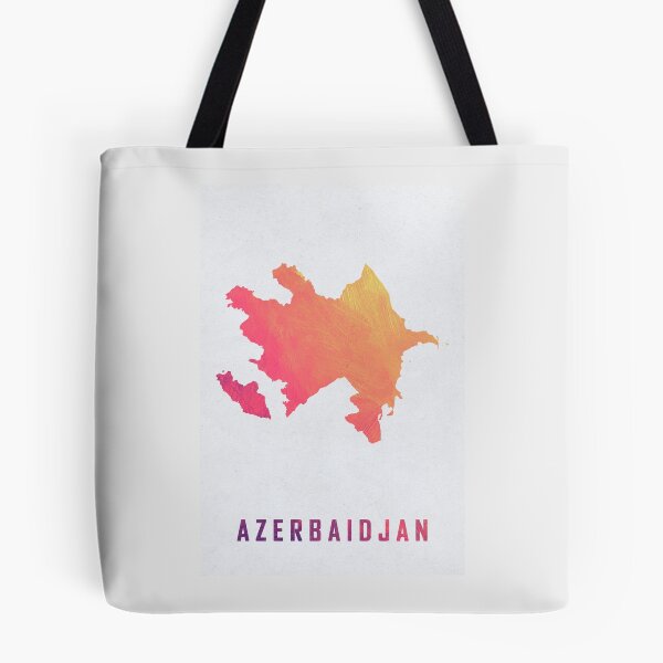 Item preview, Colorful Artistic Map Of Azerbaijan With Gradient Hues In Abstract Style designed and sold by Jerhus.