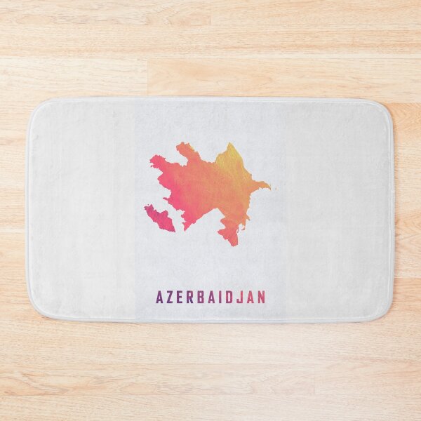 Item preview, Colorful Artistic Map Of Azerbaijan With Gradient Hues In Abstract Style designed and sold by Jerhus.
