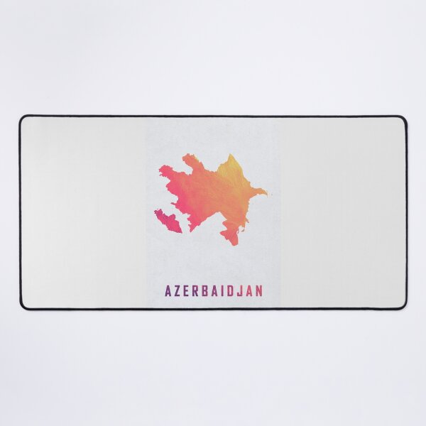 Item preview, Colorful Artistic Map Of Azerbaijan With Gradient Hues In Abstract Style designed and sold by Jerhus.