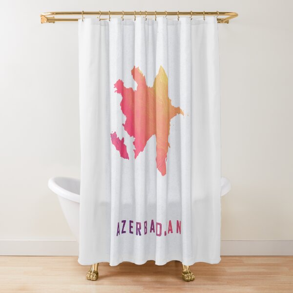 Item preview, Colorful Artistic Map Of Azerbaijan With Gradient Hues In Abstract Style designed and sold by Jerhus.