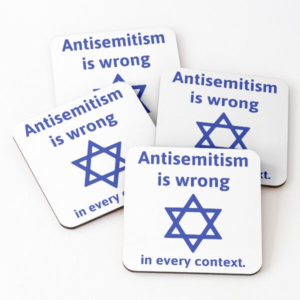 Item preview, Antisemitism is wrong in every context  designed and sold by Rachel the Artist .