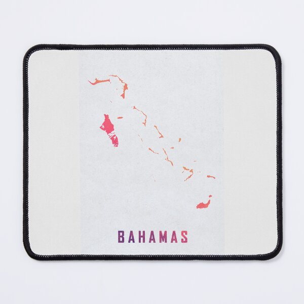 Item preview, Colorful Artistic Map Of The Bahamas With Gradient Hues In Abstract Style designed and sold by Jerhus.