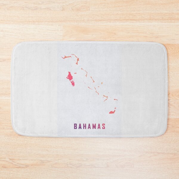 Item preview, Colorful Artistic Map Of The Bahamas With Gradient Hues In Abstract Style designed and sold by Jerhus.