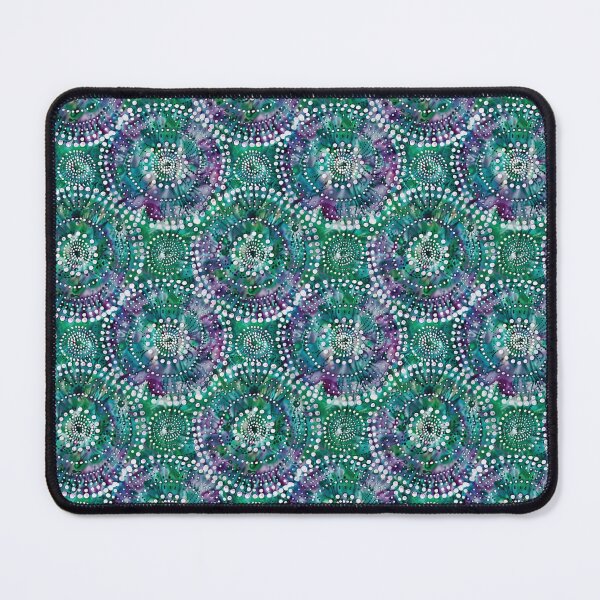 Item preview, Purple and green Indian style hippy tie dye pattern designed and sold by SmarterThingz.