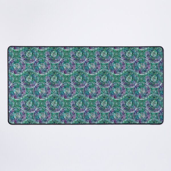 Item preview, Purple and green Indian style hippy tie dye pattern designed and sold by SmarterThingz.