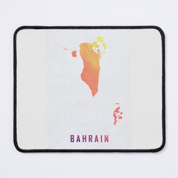 Item preview, Colorful Artistic Map Of Bahrain With Gradient Hues In Abstract Style designed and sold by Jerhus.