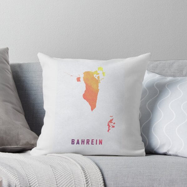 Item preview, Colorful Artistic Map Of Bahrain With Gradient Hues In Abstract Style designed and sold by Jerhus.