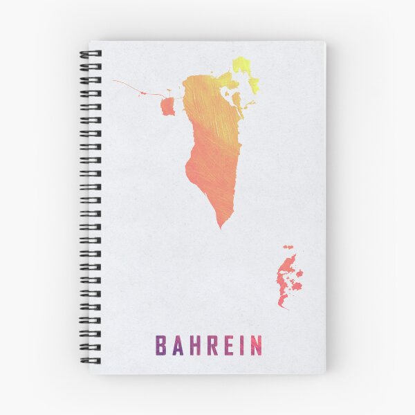 Item preview, Colorful Artistic Map Of Bahrain With Gradient Hues In Abstract Style designed and sold by Jerhus.