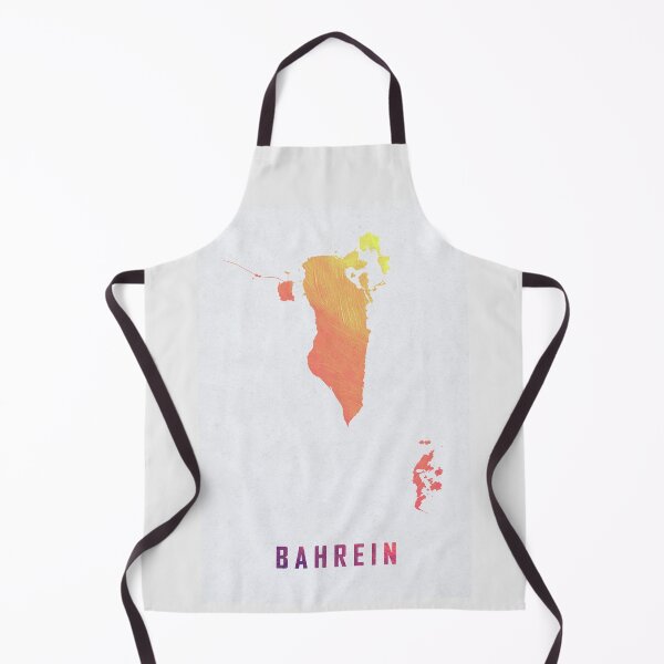 Item preview, Colorful Artistic Map Of Bahrain With Gradient Hues In Abstract Style designed and sold by Jerhus.