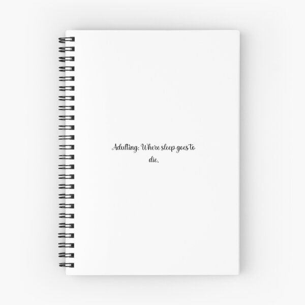 Item preview, Adulting: Where sleep goes to die. designed and sold by onicaras.