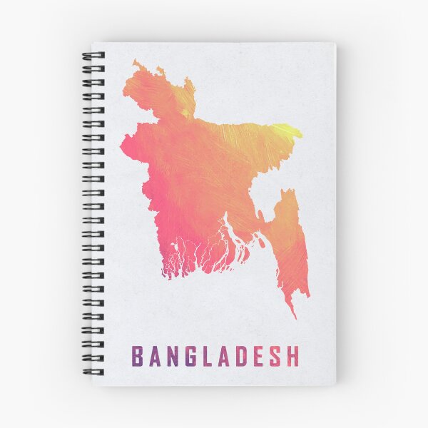 Item preview, Colorful Artistic Map Of Bangladesh With Gradient Hues In Abstract Style designed and sold by Jerhus.