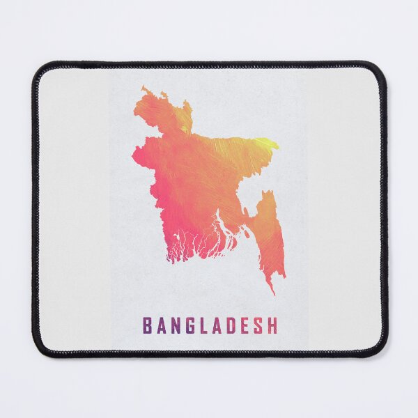 Item preview, Colorful Artistic Map Of Bangladesh With Gradient Hues In Abstract Style designed and sold by Jerhus.