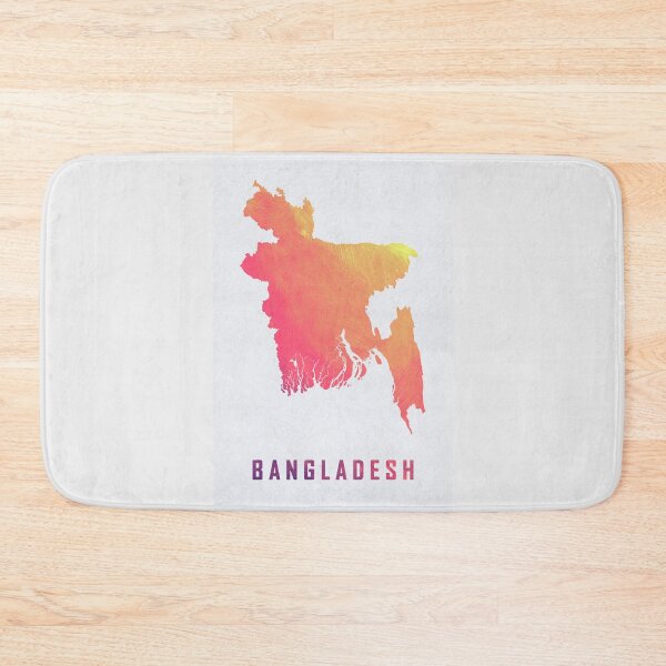 Item preview, Colorful Artistic Map Of Bangladesh With Gradient Hues In Abstract Style designed and sold by Jerhus.
