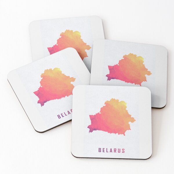Item preview, Colorful Artistic Belarus Map With Gradient Hues In Abstract Style designed and sold by Jerhus.
