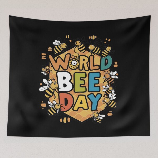 Item preview, World Bee Day, Celebrating the Tiny Heroes of Our Environment designed and sold by JustCrafted.