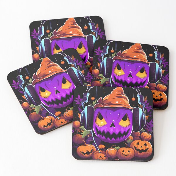 Item preview, "Spooky Rap Music Mix with Bats and Pumpkins" designed and sold by Art-Vortex-fr.