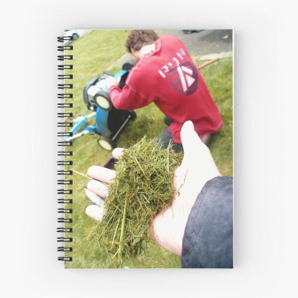 Item preview, Portrait photograph of a gardener repairing his lawn mower designed and sold by Carré Comme Orange.