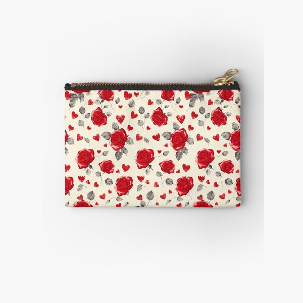 Item preview, Red Roses & Hearts Pattern designed and sold by amortka.