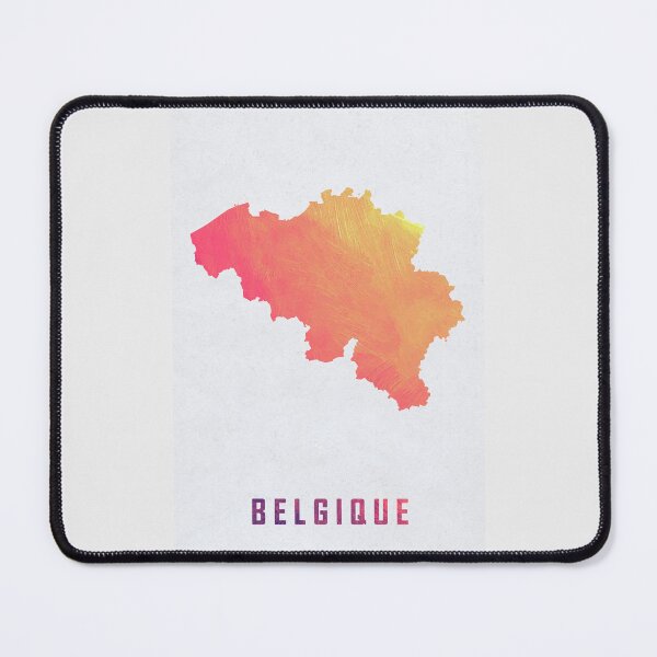 Item preview, Colorful Artistic Map Of Belgium With Gradient Hues In Abstract Style designed and sold by Jerhus.